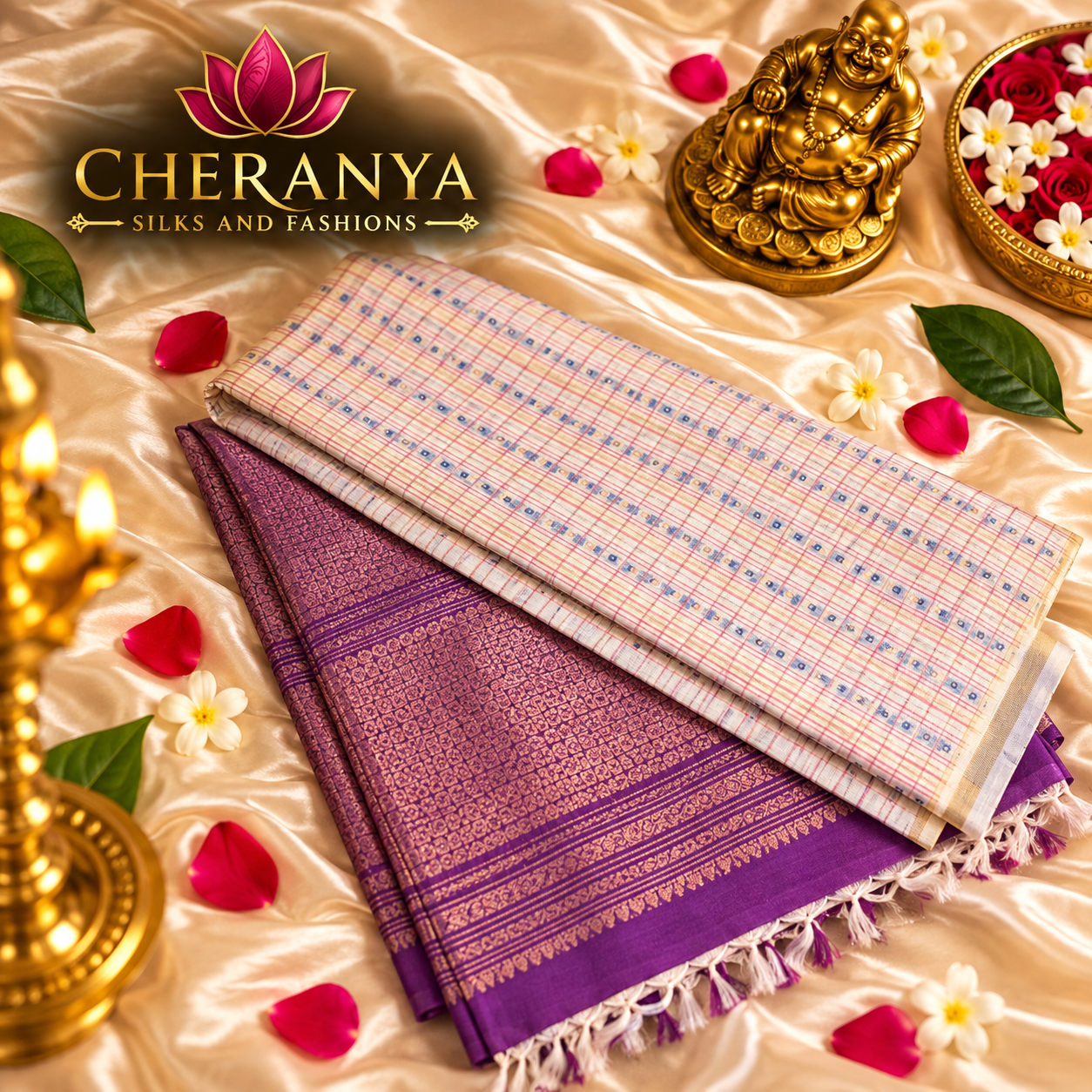 Cheranya Silk Saree Elegance — Aarni Silk