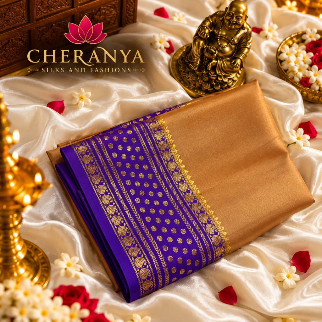 Silk Festive Elegance 1 — Pure Mysore Crepe